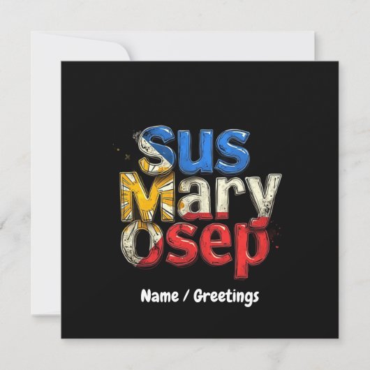 Sus Mary Osep Filipino Pride Kaart (Voorkant)