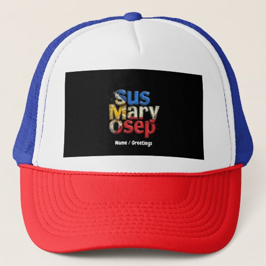 Sus Mary Osep Filipino Pride Trucker Pet (Voorkant)