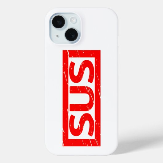 Sus Stamp Case-Mate iPhone Case (Achterkant)