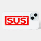 Sus Stamp Case-Mate iPhone Case (Achterkant (horizontaal))