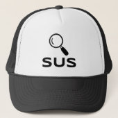 SUS Trucker Hat – Verdacht stijlvol Pet (Voorkant)