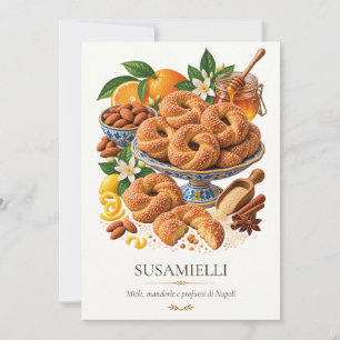 Susamielli – Italiaans nagerecht uit de oude doos Kaart