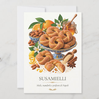 Susamielli – Italiaans nagerecht uit de oude doos Kaart