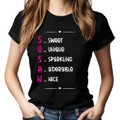 SUSAN Acroniem Design Gift T-shirt