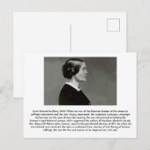 Susan B. Anthony - feminist Briefkaart (Voorkant / Achterkant)