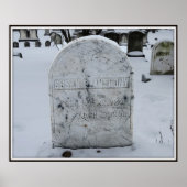 Susan B. Anthony Grave Headstone Poster (Voorkant)