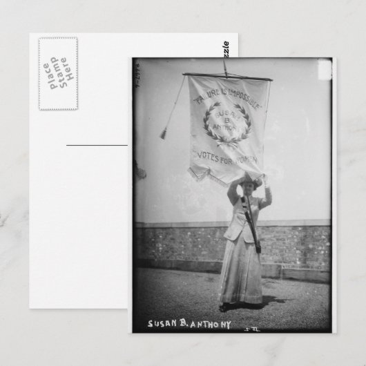 Susan B. Anthony Mislukking is onmogelijk Briefkaart (Voorkant / Achterkant)