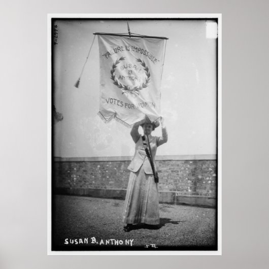 Susan B. Anthony Mislukking is onmogelijk Poster (Voorkant)