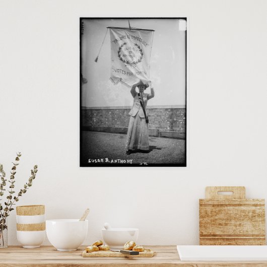 Susan B. Anthony Mislukking is onmogelijk Poster (Keuken)