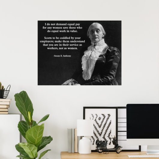 Susan B. Anthony Poster (Thuiskantoor)