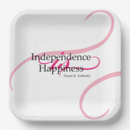 Susan B Anthony Quote Papieren Bordje