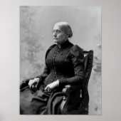 Susan B. Anthony Seated Portrait - 1891 Poster (Voorkant)