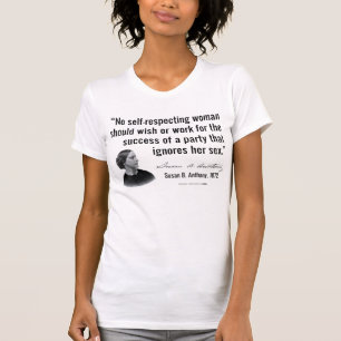Susan B. Anthony Talks uit de Grave T-shirt