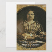Susan B Anthony Wijsheid Citaat Cadeaus & Kaarten (Voorkant / Achterkant)