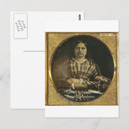 Susan B Anthony Wisdom Quote Gifts & Kaarten (Voorkant / Achterkant)
