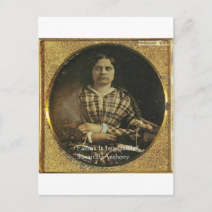Susan B Anthony Wisdom Quote Gifts & Kaarten