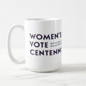 Susan B Anthony Women's Vote 100 jaar Koffiemok (Links)