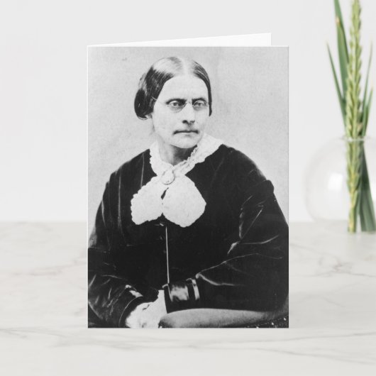 Susan Brownell Anthony c.1871 Kaart (Voorkant)