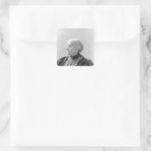 Susan Brownell Anthony c.1890-1906 Vierkante Sticker (Tas)