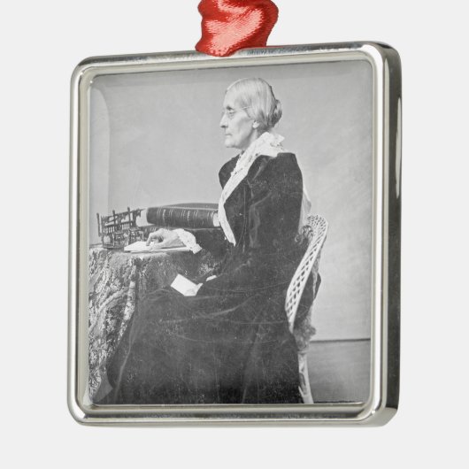 Susan Brownell Anthony Metalen Ornament (Links)
