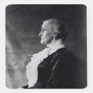 Susan Brownell Anthony Vierkante Sticker