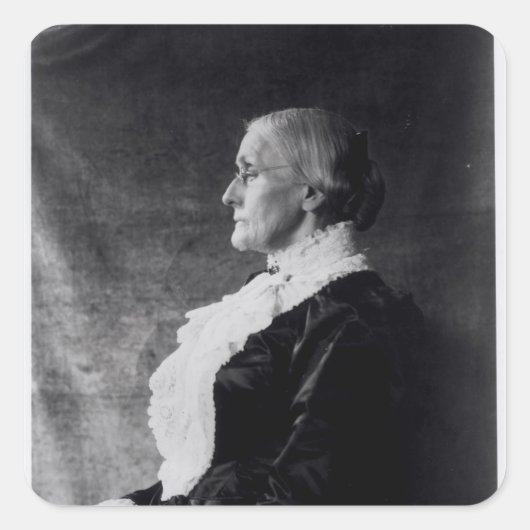 Susan Brownell Anthony Vierkante Sticker (Voorkant)