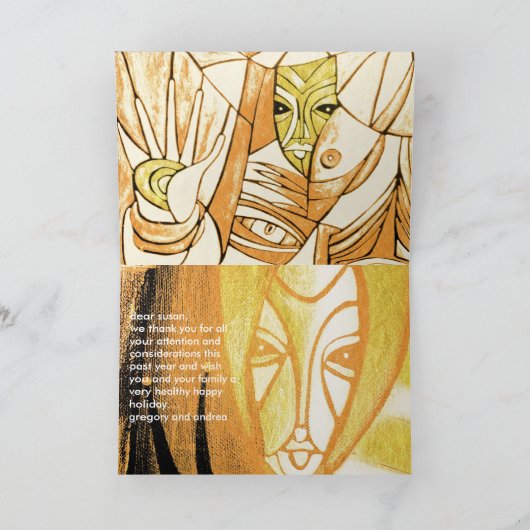 Susan Card Feestdagen Kaart (Binnen)