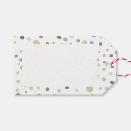 Susan Confetti Watercolor Stippen Cadeaubijslage Cadeaulabel