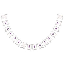 Susan Confetti Waterverf Stippen Bunting Flag Vlaggetjes