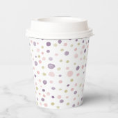 Susan Confetti Waterverf Stippen Paper Cup Papieren Bekers (Achterkant)