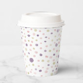 Susan Confetti Waterverf Stippen Papieren Beker (Links)