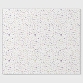 Susan Confetti Waterverf Stippen Wrapping Paper Cadeaupapier (Vlak)