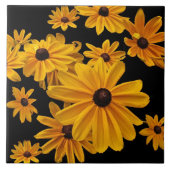 Susan Flowers Floral keramische Tegel Tegeltje (Voorkant)