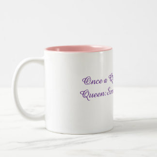 Susan Gentle Queen mok. Koningsvertrouwen inspiree Tweekleurige Koffiemok