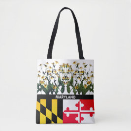 Susan Maryland met zwarte ogen Tote Bag