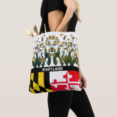 Susan Maryland met zwarte ogen Tote Bag (Dichtbij)