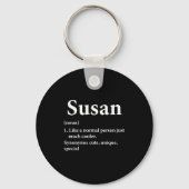Susan Name Definition Funny D  Sleutelhanger (Voorkant)