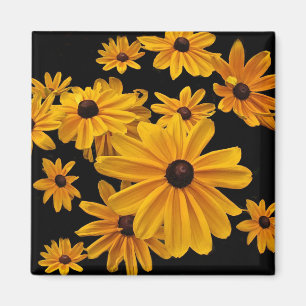 Susan Yellow Flower Magnet