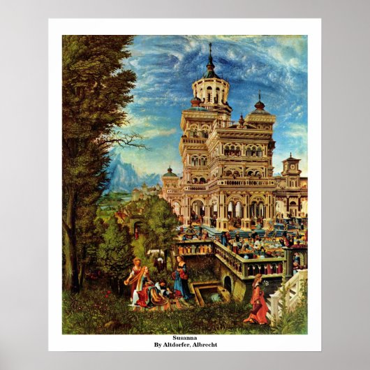 Susanna By Altdorfer, Albrecht Poster (Voorkant)