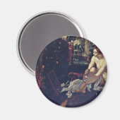 Susanna, door Tintoretto Jacopo (beste kwaliteit) Magneet (Voorkant / Achterkant)