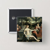 Susanna en de Elders, 1567 Vierkante Button 5,1 Cm (Voorkant /achterkant)