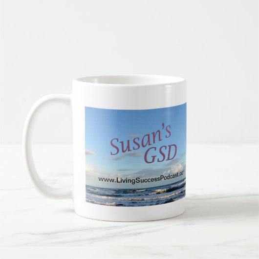 Susan's GSD-serie doet het - nu meteen koffie-Mok Koffiemok (Links)