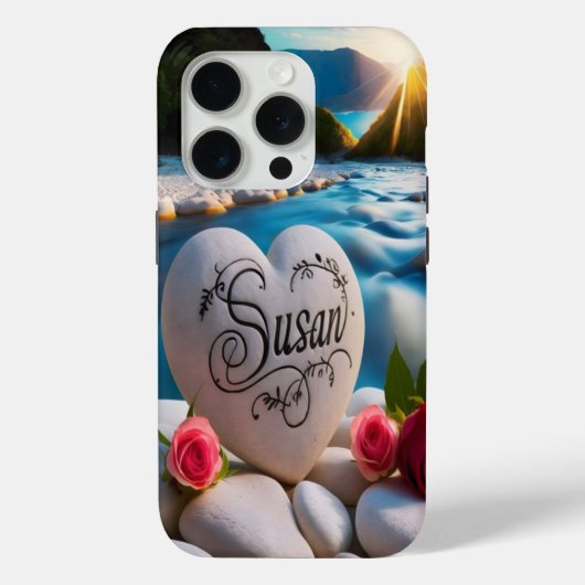 Susan's hart aan de rivier Case-Mate iPhone case (Achterkant)