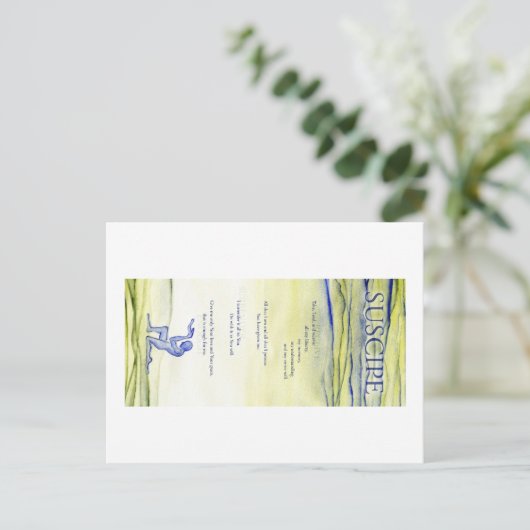 Suscipe (gebed van St. Ignatius) Briefkaart (Staand voorkant)