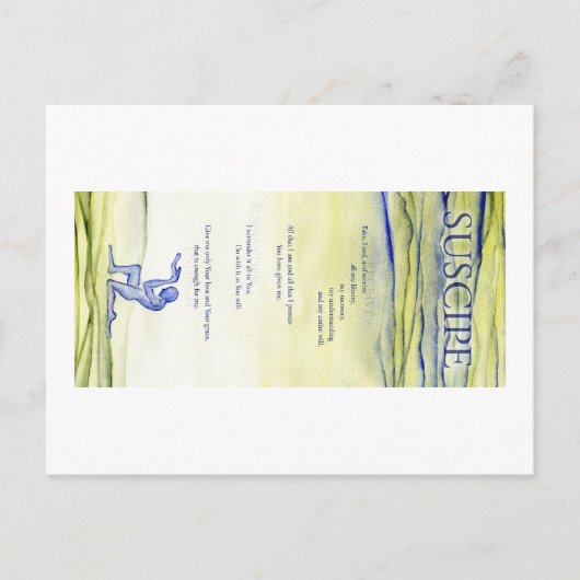 Suscipe (gebed van St. Ignatius) Briefkaart (Voorkant)