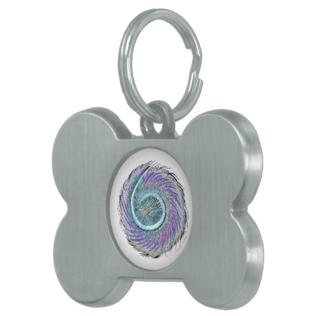 Susea Blu Studios Air Pet Tag Huisdieren Naamplaatje (Voorkant Rechts)