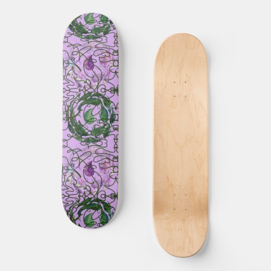 Susea Blu Studios Earth Vine Skateboard Deck (Voorkant)