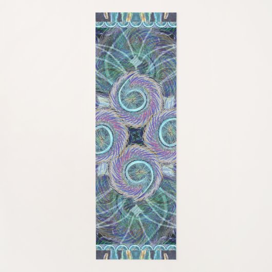 Susea Blu Studios Feather Yoga Mat (Voorkant)
