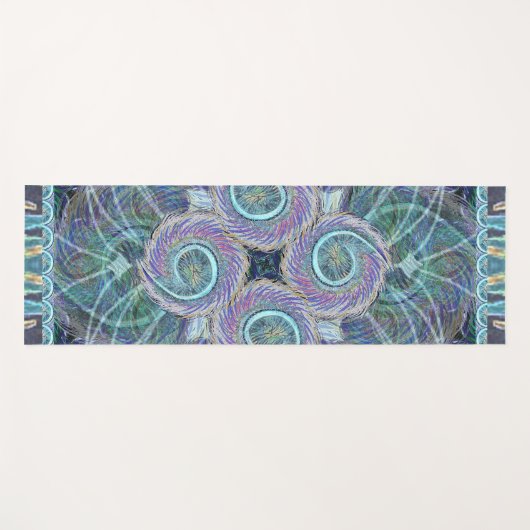 Susea Blu Studios Feather Yoga Mat (Voorkant (horizontaal))