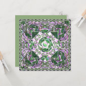 Susea Blu Studios Garden Mandela Kaart (Voorkant / Achterkant in situ)